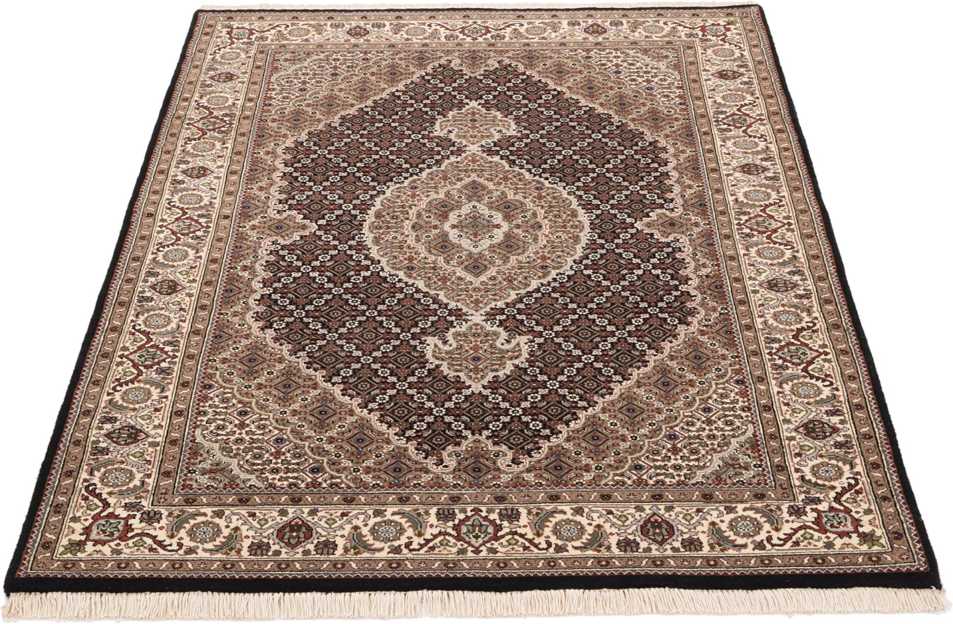 Täbriz Orientteppich aus Indien, 125 × 185 cm
