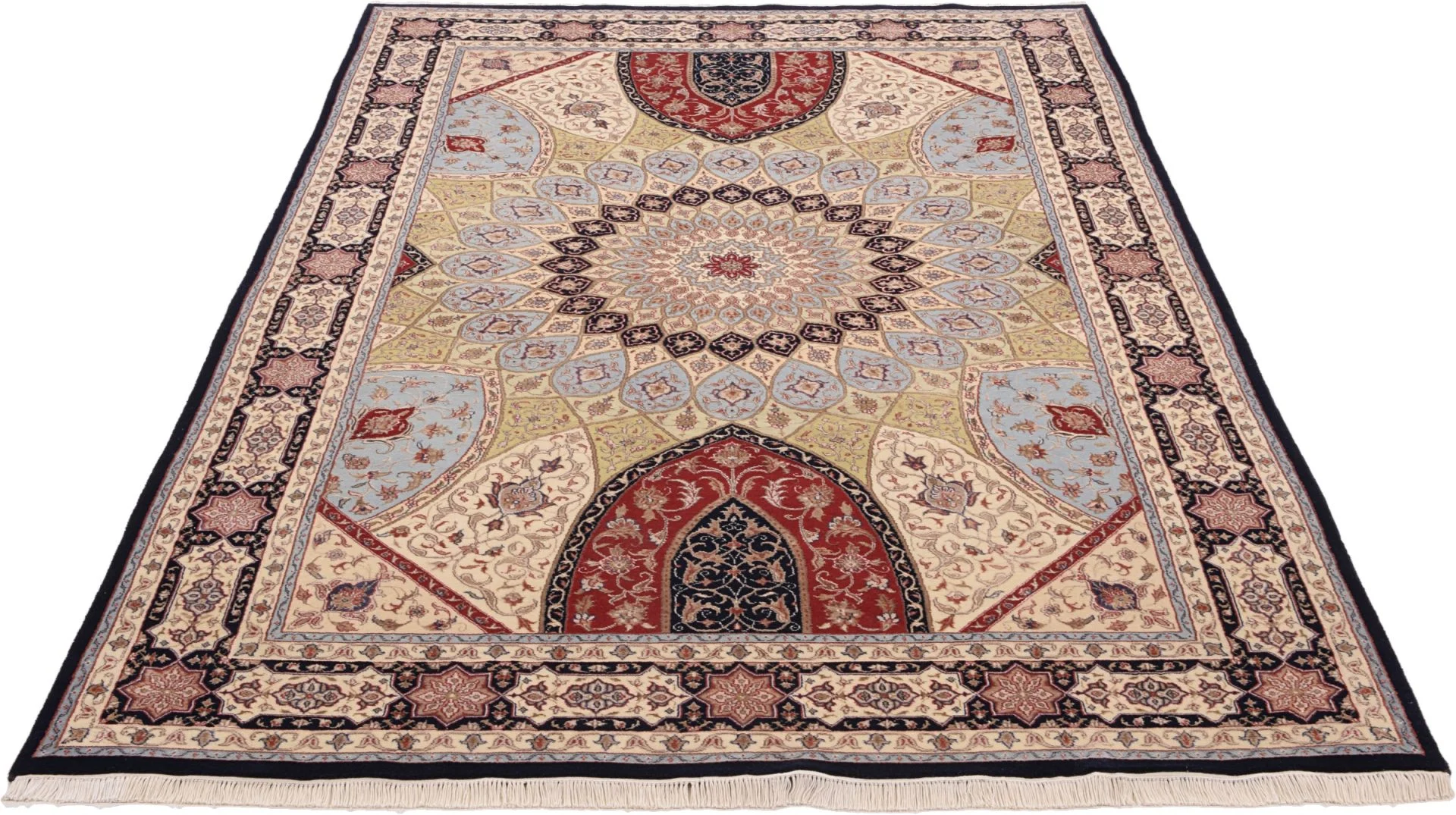 Handgeknüpfter Täbriz Orientteppich 194 × 300 cm
