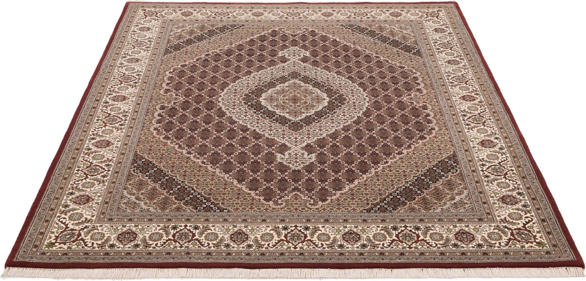 Täbriz Orientteppich aus Indien, 199 × 251 cm