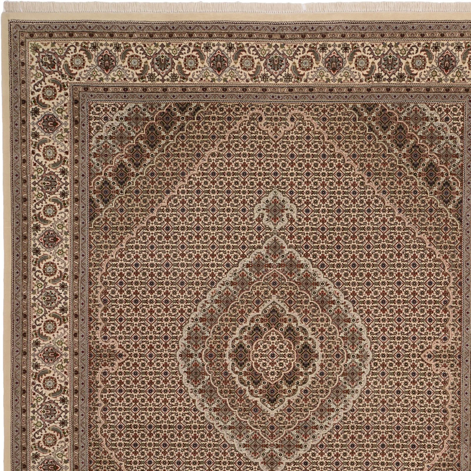 Handgeknüpfter Täbriz Orientteppich 82 × 251 cm