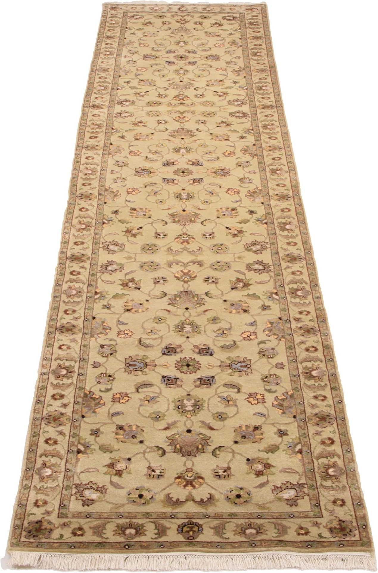 Täbriz Orientteppich aus Indien, 80 × 356 cm