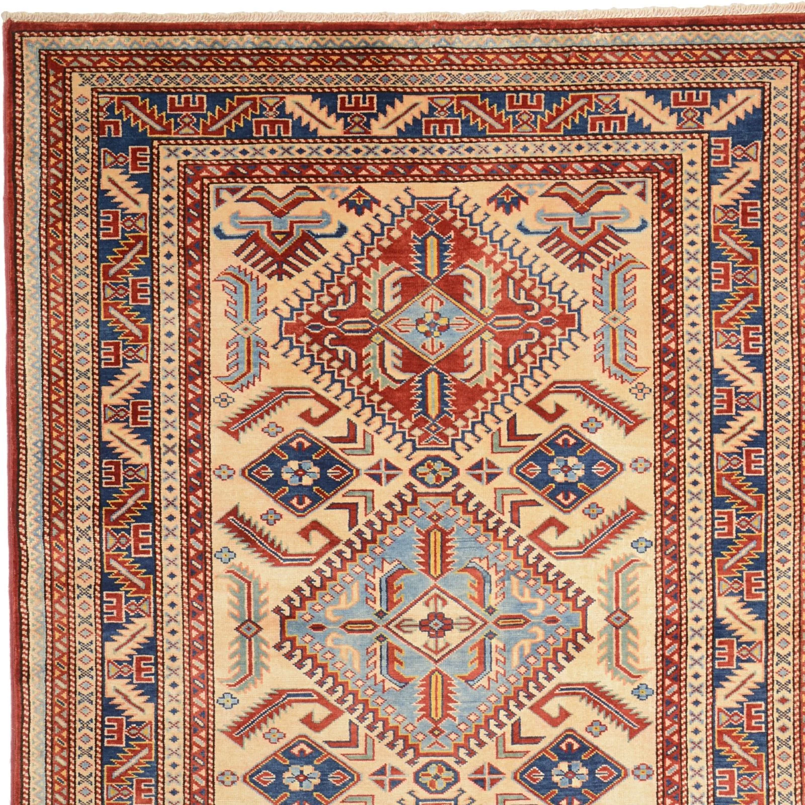 Handgeknüpfter Kazak Orientteppich 124 × 173 cm