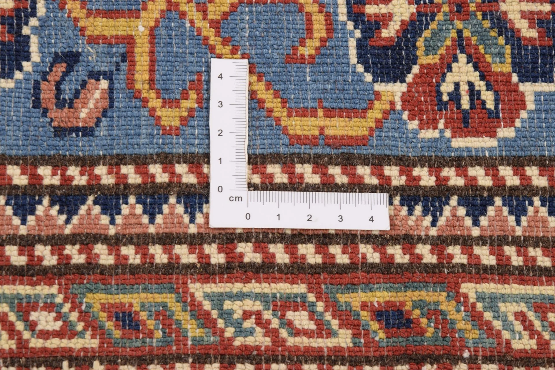 Kazak Orientteppich aus Indien, 126 × 186 cm