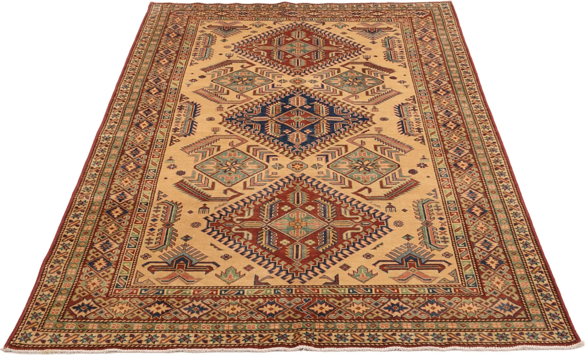 Handgeknüpfter Kazak Orientteppich 146 × 219 cm
