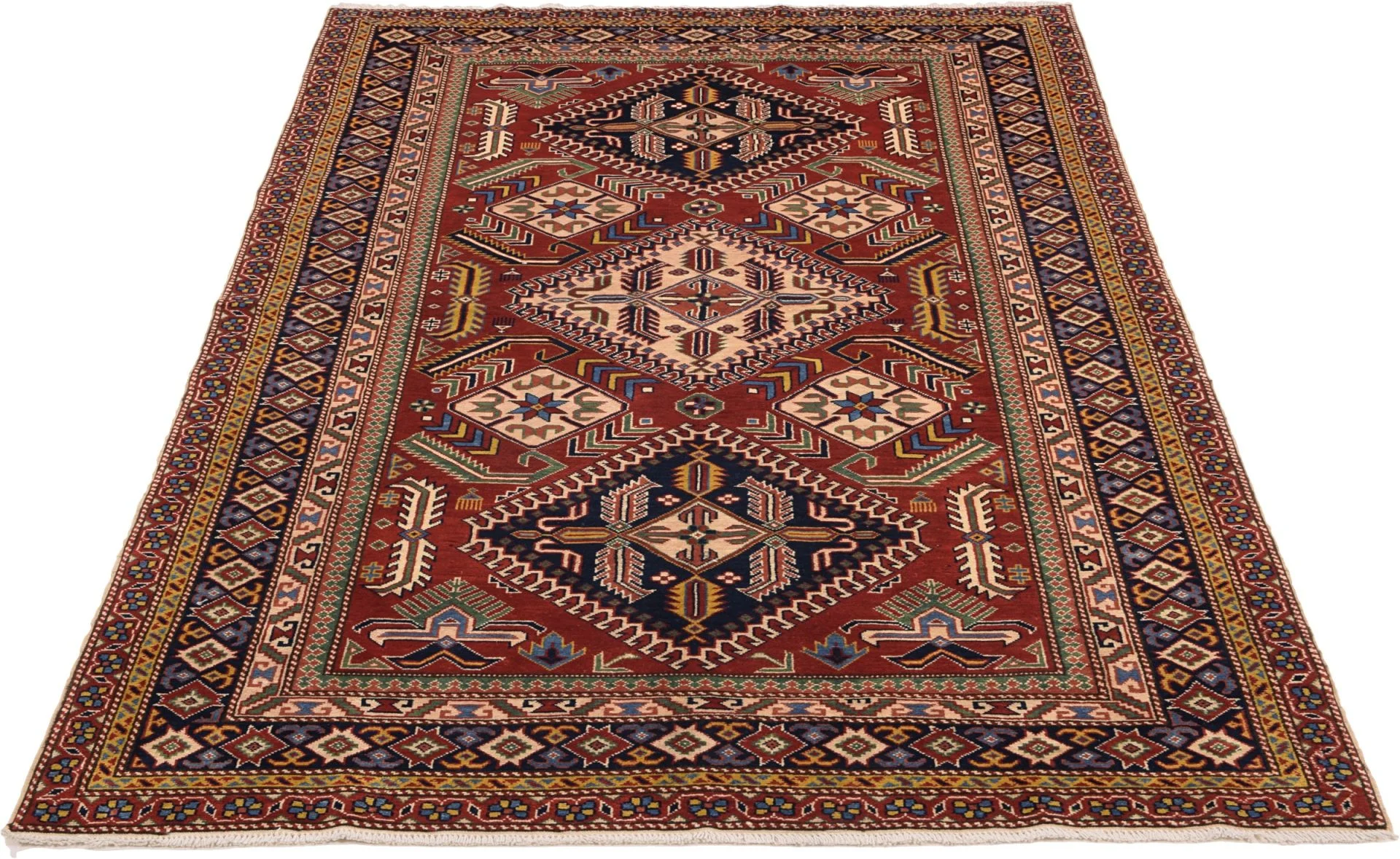 Handgeknüpfter Kazak Orientteppich, 143 × 214 cm