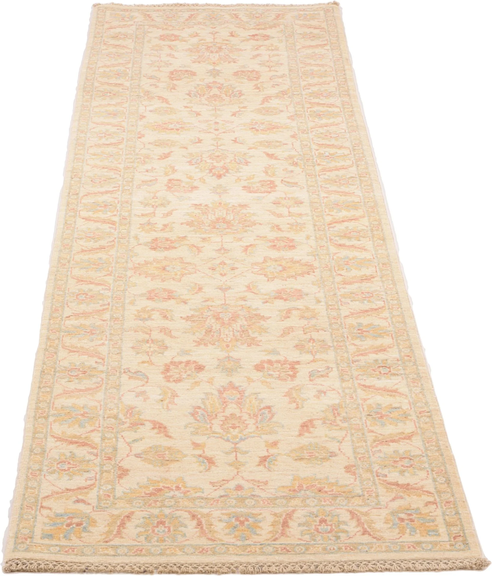 orientteppich-ziegler-84-x-303-cm-schurwolle-handgeknupft-laufer-1 Handgeknüpfter Ziegler Orientteppich 84 × 303 cm
