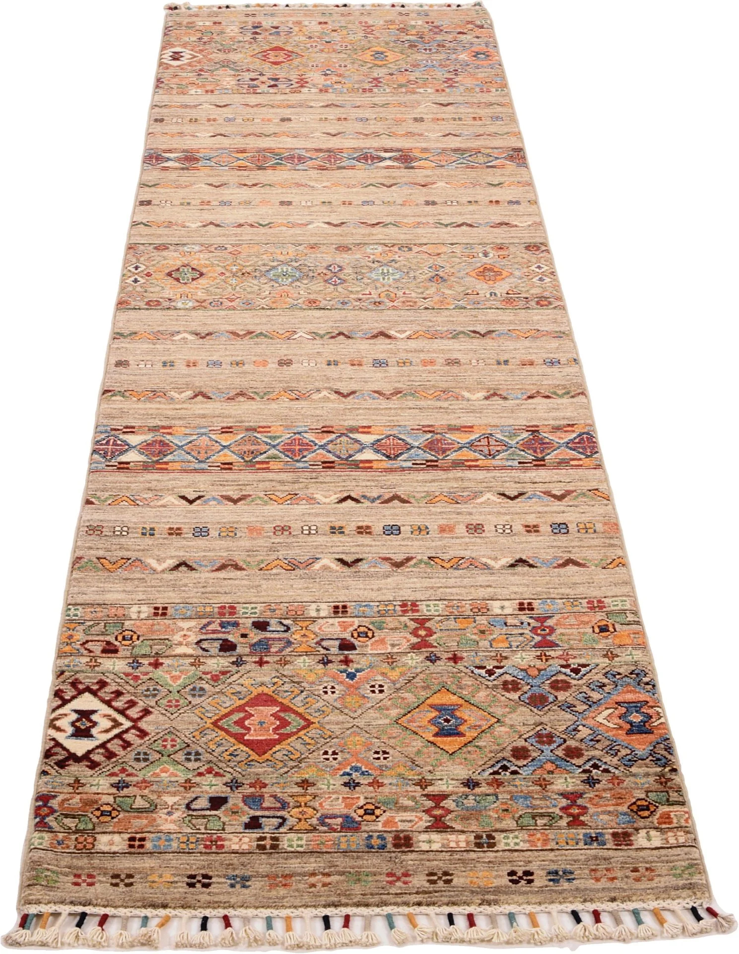 Samarkand Orientteppich 78 × 295 cm aus Wolle, handgeknüpft