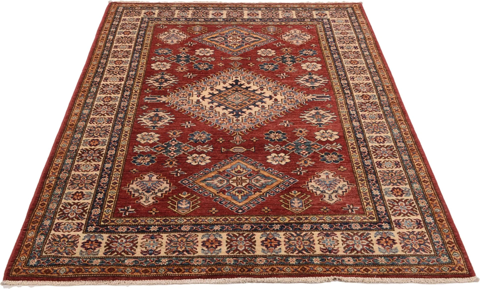 Samarkand Orientteppich 147 × 210 cm aus Wolle, handgeknüpft