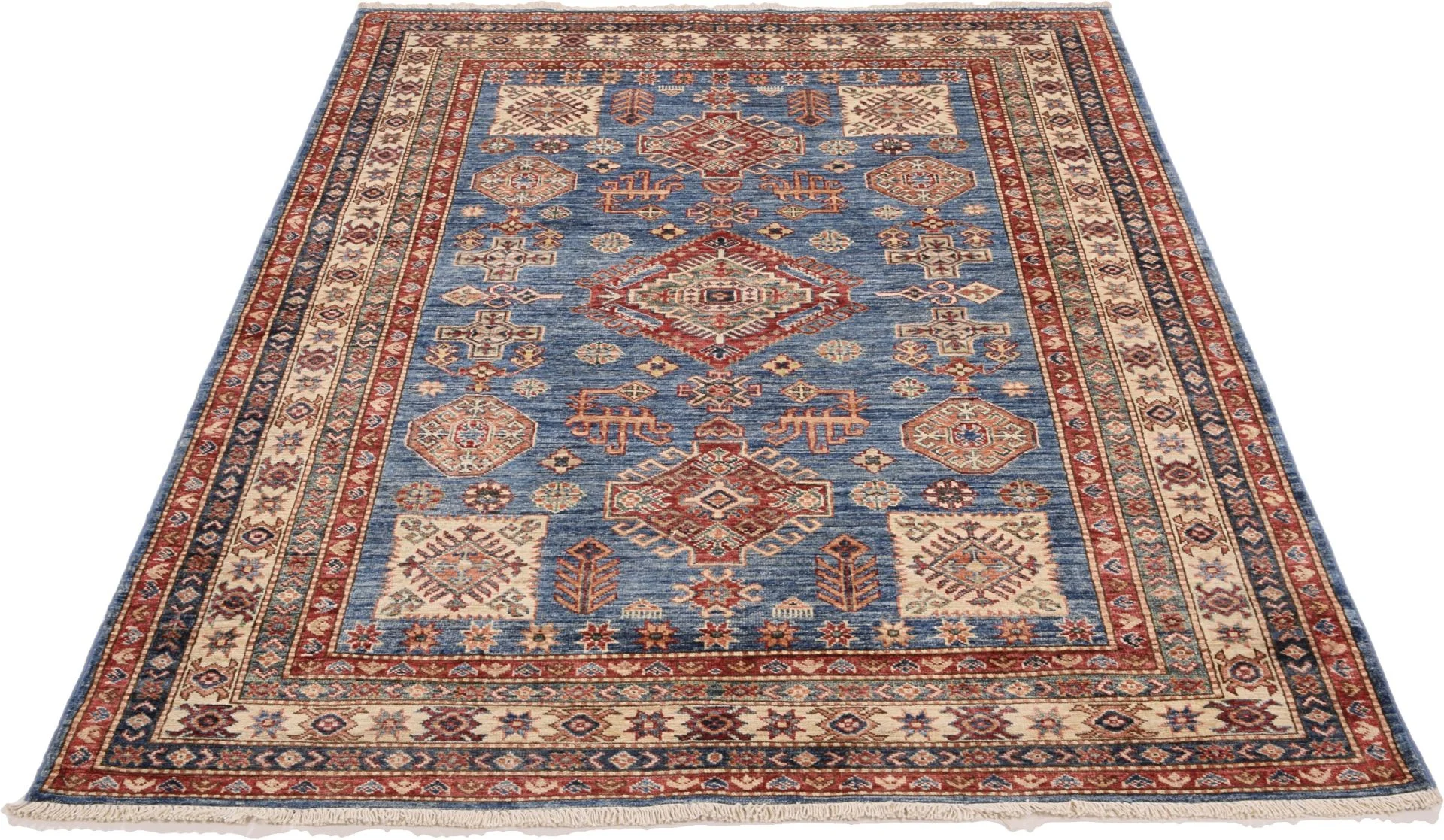 Handgeknüpfter Samarkand Orientteppich, 147 × 207 cm, Wolle