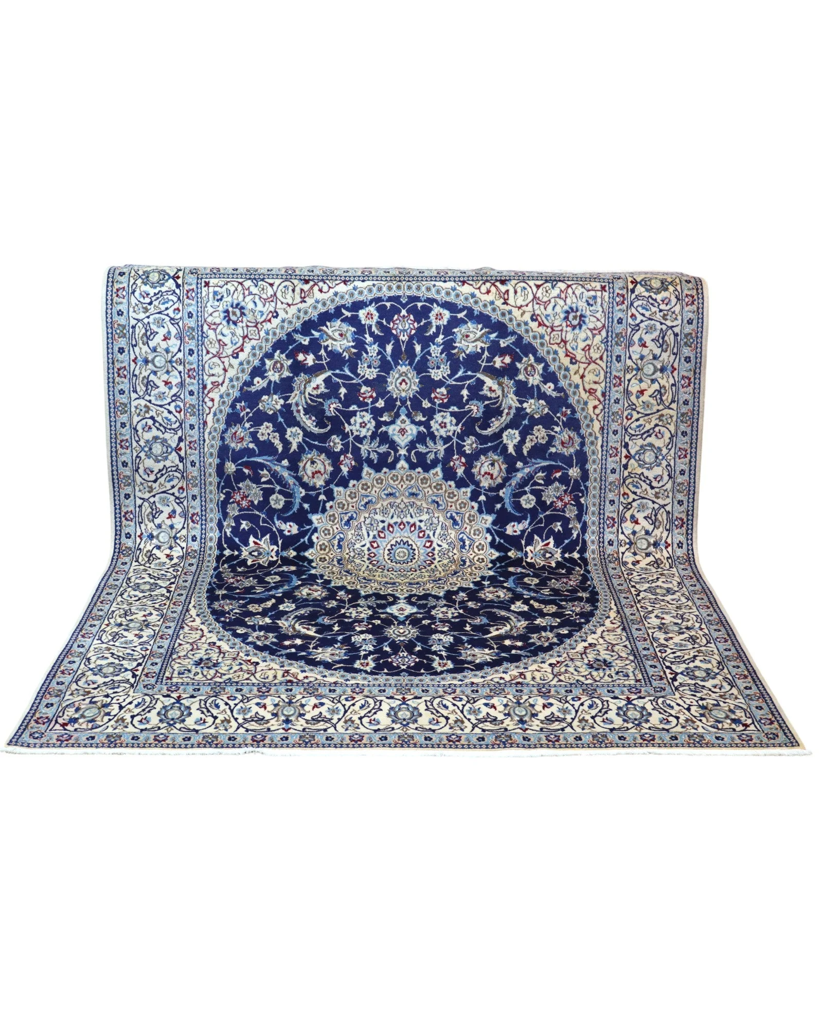 perserteppich-nain-255-x-199-cm-schurwolle-seide-handgeknupft-2 Nain Perserteppich 255 × 199 cm aus Wolle & Seide, handgeknüpft