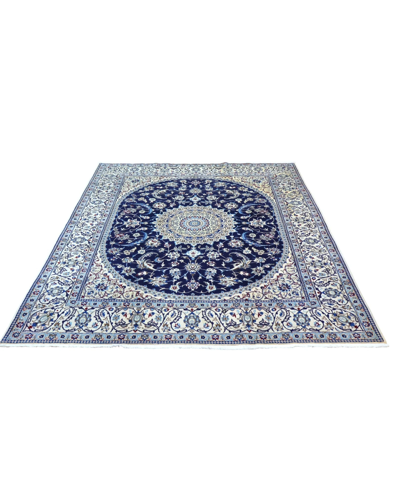 perserteppich-nain-255-x-199-cm-schurwolle-seide-handgeknupft-4 Nain Perserteppich 255 × 199 cm aus Wolle & Seide, handgeknüpft