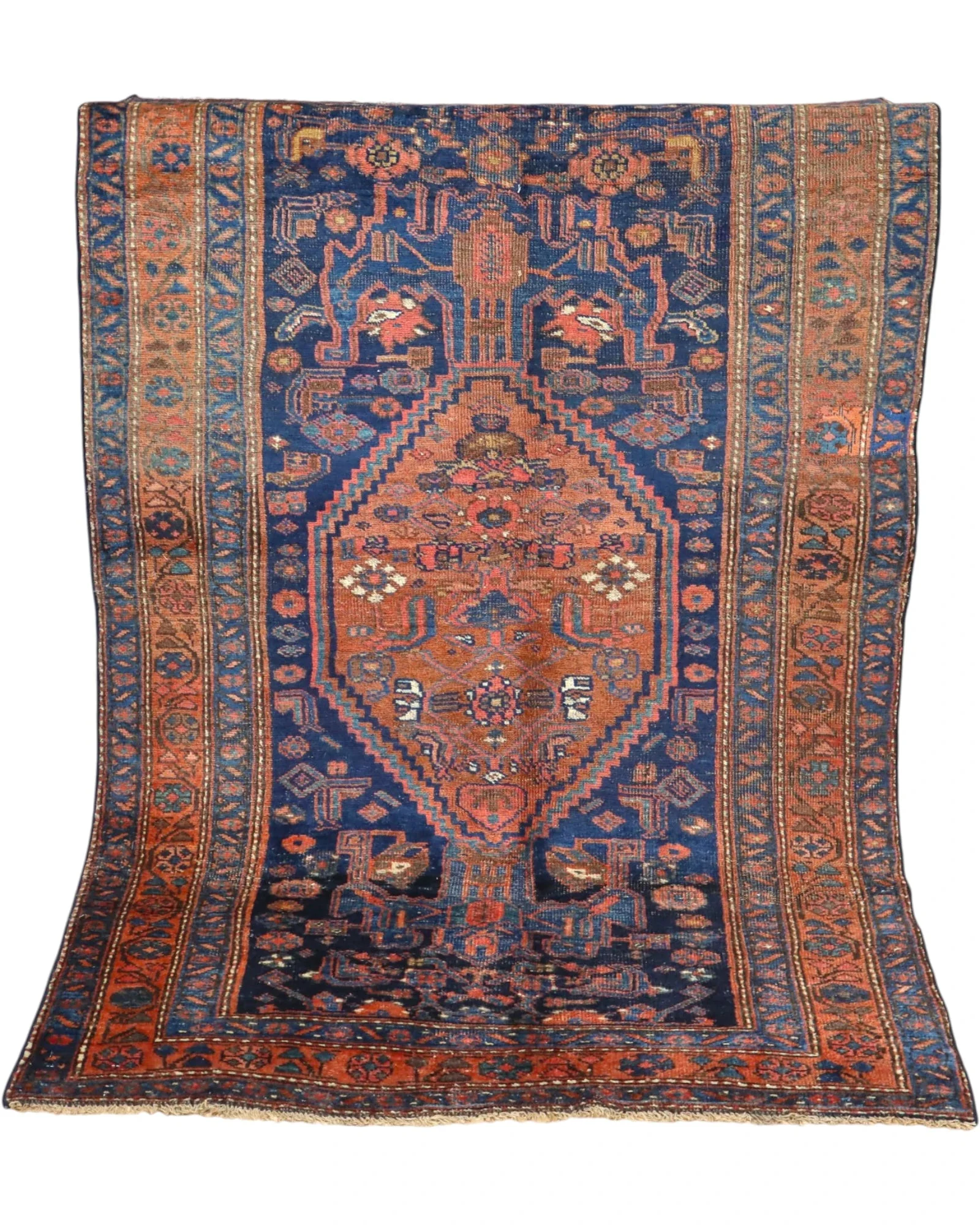 perserteppich-bijar-197-x-122-cm-schurwolle-handgeknupft-antik-1 Handgeknüpfter Bijar Perserteppich, 197 × 122 cm, Wolle