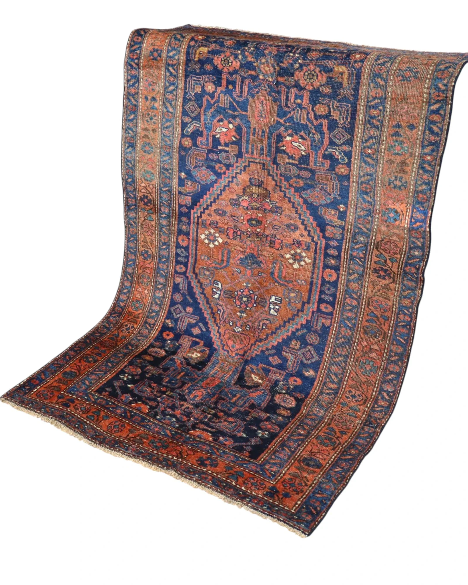 perserteppich-bijar-197-x-122-cm-schurwolle-handgeknupft-antik-2 Handgeknüpfter Bijar Perserteppich, 197 × 122 cm, Wolle