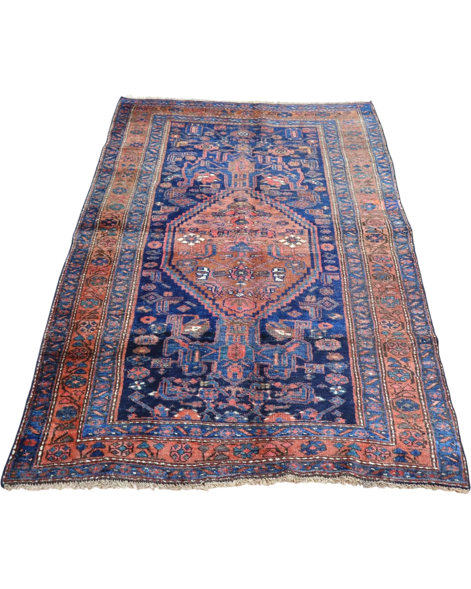 perserteppich-bijar-197-x-122-cm-schurwolle-handgeknupft-antik-3 Handgeknüpfter Bijar Perserteppich, 197 × 122 cm, Wolle