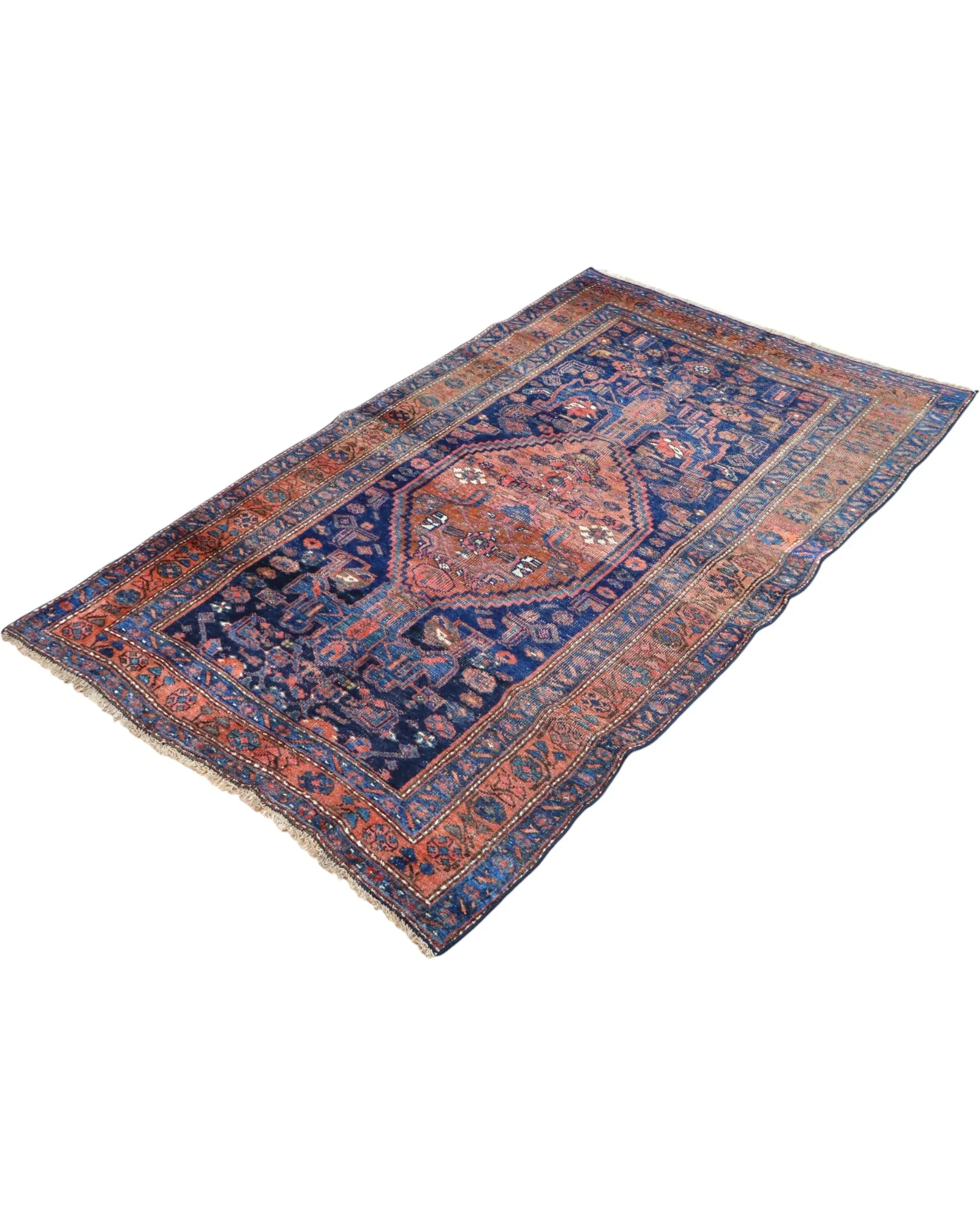 perserteppich-bijar-197-x-122-cm-schurwolle-handgeknupft-antik-4 Handgeknüpfter Bijar Perserteppich, 197 × 122 cm, Wolle