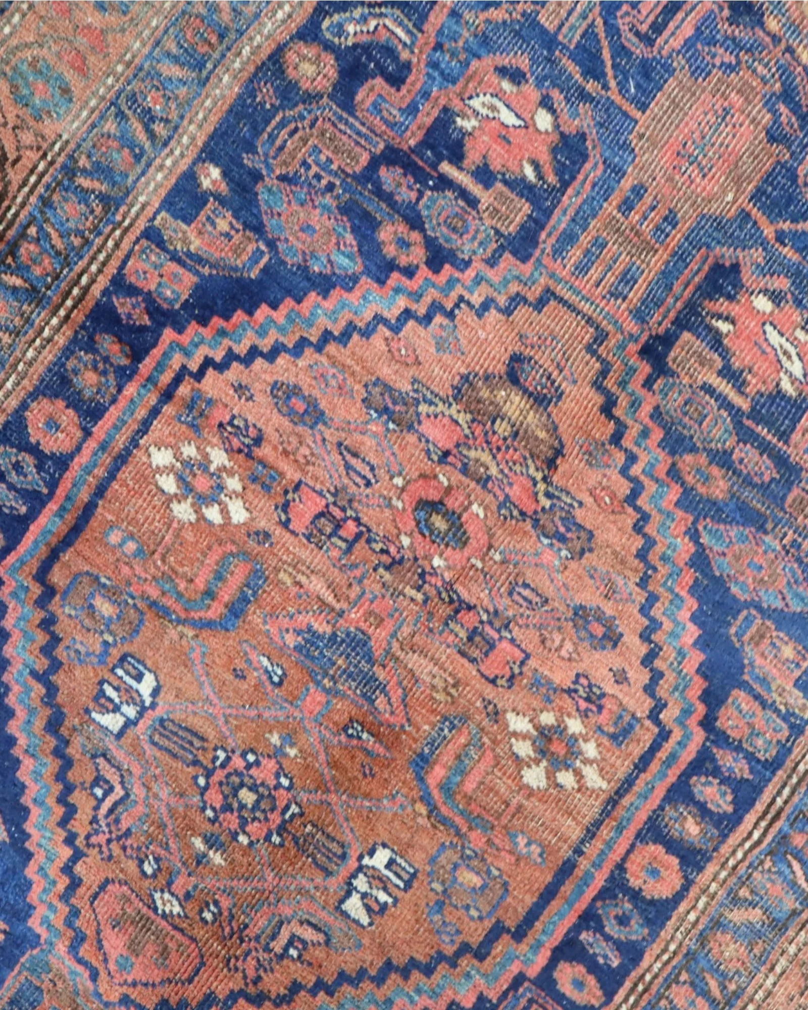perserteppich-bijar-197-x-122-cm-schurwolle-handgeknupft-antik-6 Handgeknüpfter Bijar Perserteppich, 197 × 122 cm, Wolle