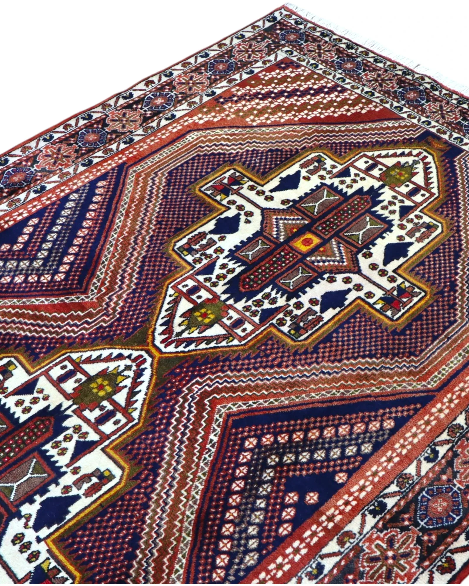 perserteppich-afshari-223-x-157-cm-schurwolle-handgeknupft-5 Afshar Perserteppich 223 × 157 cm aus Wolle, handgeknüpft