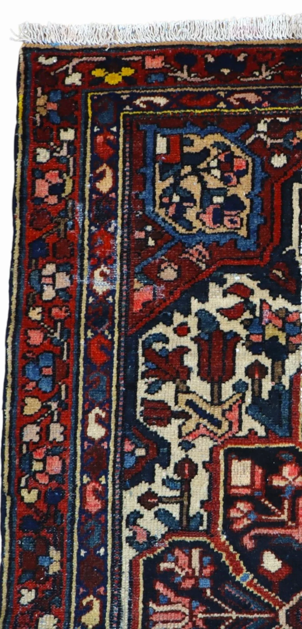 perserteppich-bakhtiyari-185-x-117-cm-schurwolle-handgeknupft-rueckseite Handgeknüpfter Bakhtiari Perserteppich 185 × 117 cm