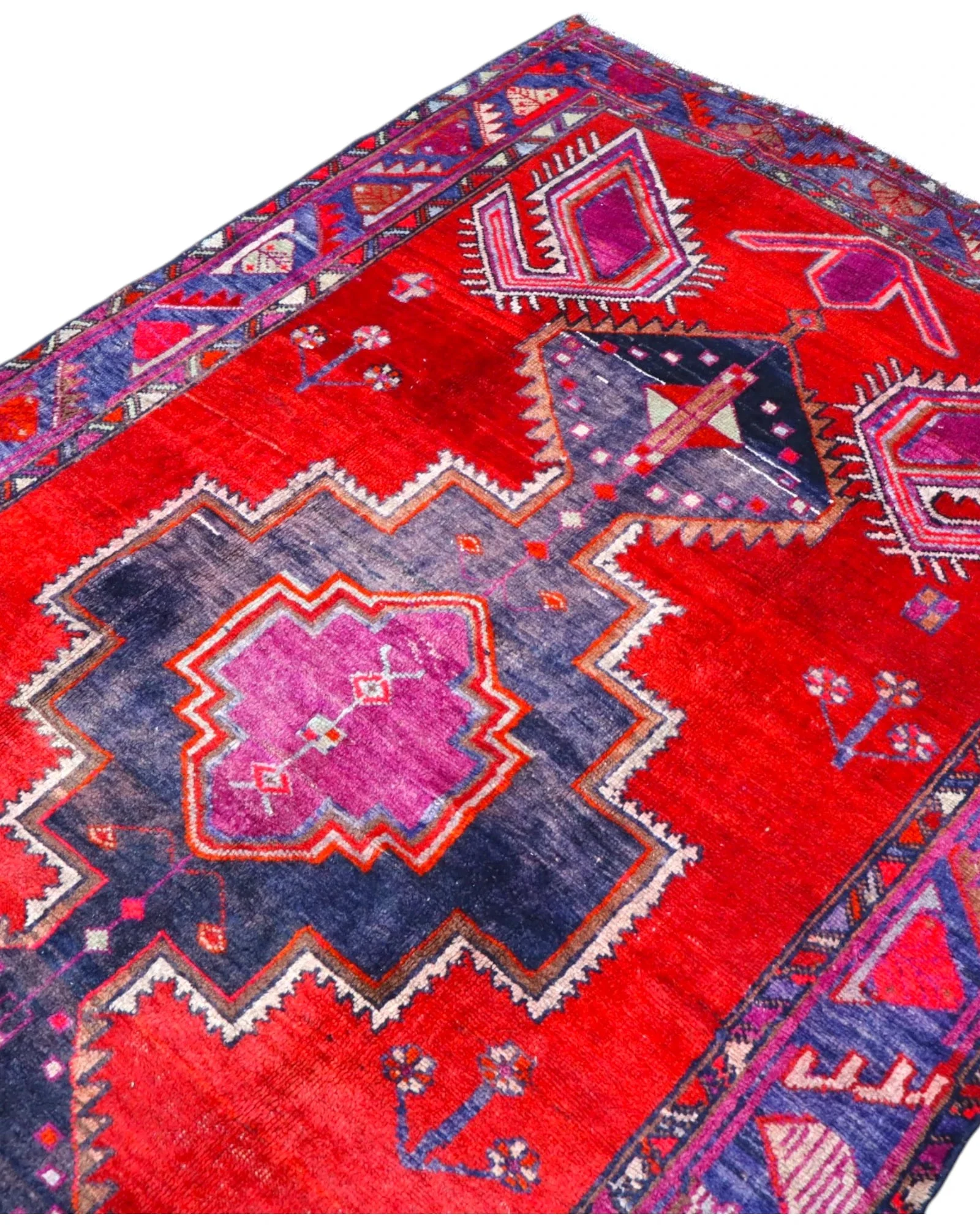 Hamadan Perserteppich 246 × 163 cm aus Wolle, handgeknüpft