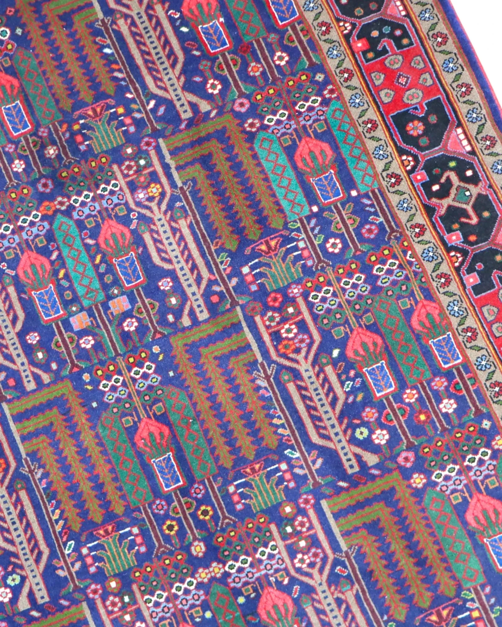 Handgeknüpfter Bijar Perserteppich, 254 × 155 cm, Wolle