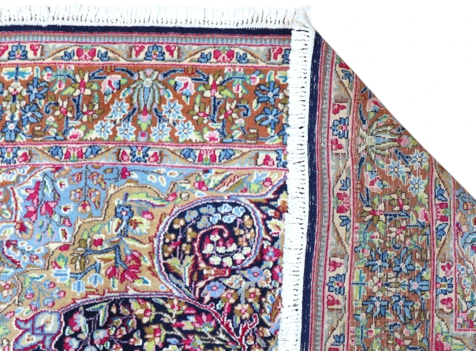 Kerman Perserteppich aus Iran, 244 × 158 cm