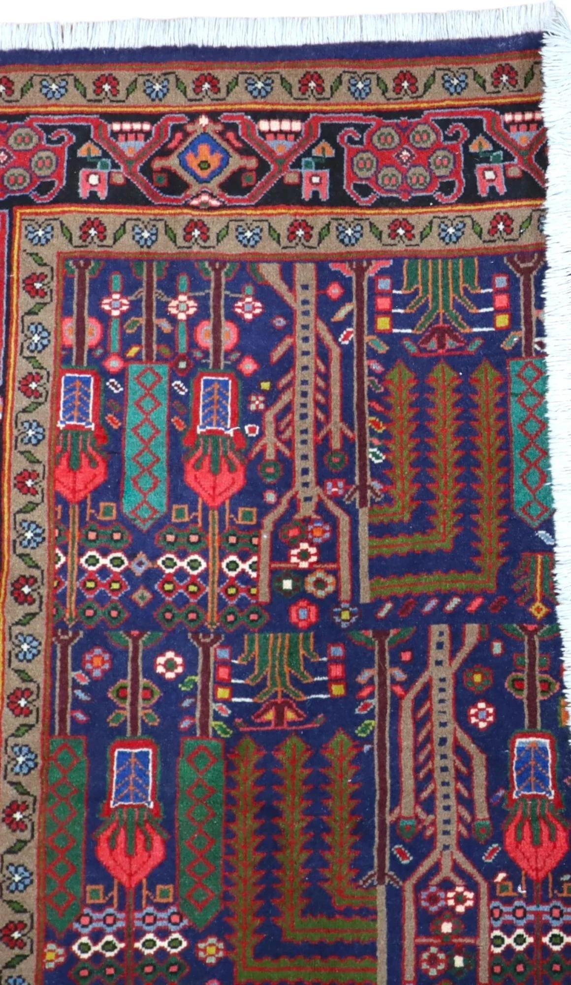 Handgeknüpfter Bijar Perserteppich, 254 × 155 cm, Wolle