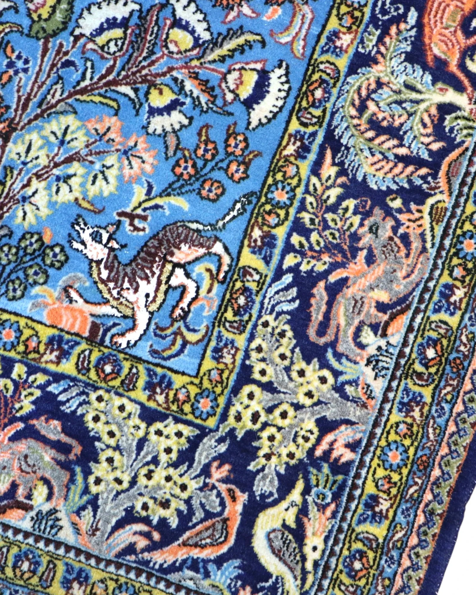 perserteppich-qom-281-x-180-cm-schurwolle-handgeknupft-floral-18 Ghom Perserteppich aus Iran, 281 × 180 cm