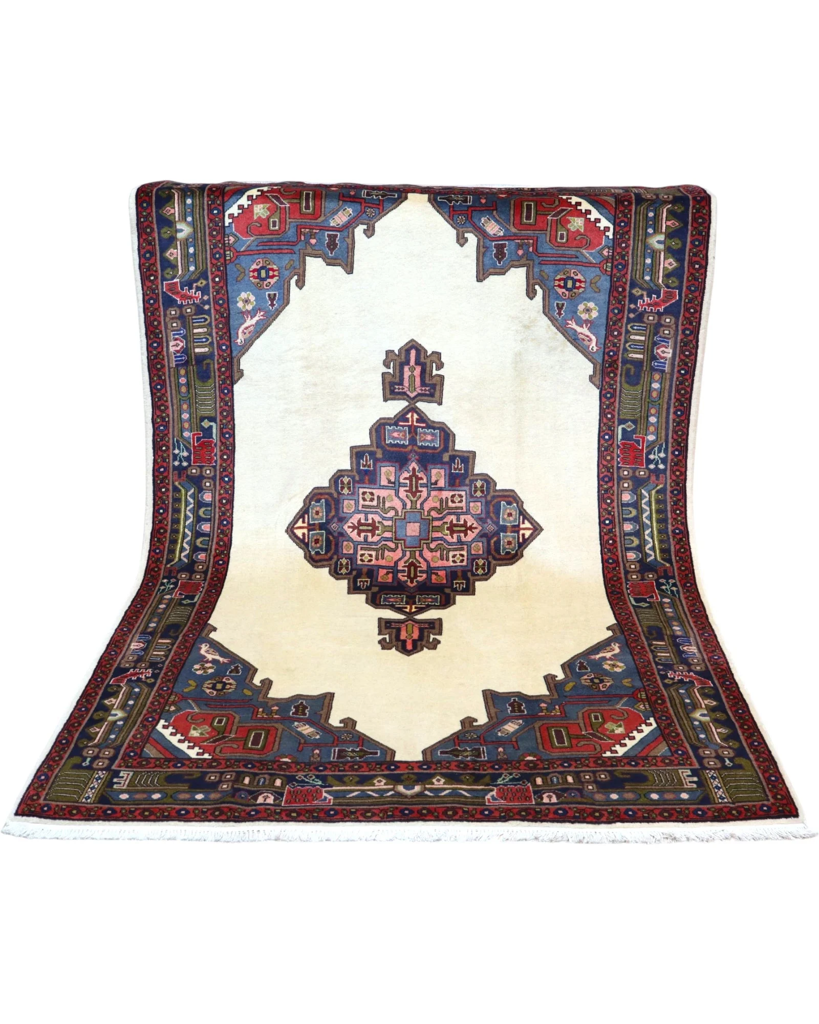Afshar Perserteppich 240 × 160 cm aus Wolle, handgeknüpft