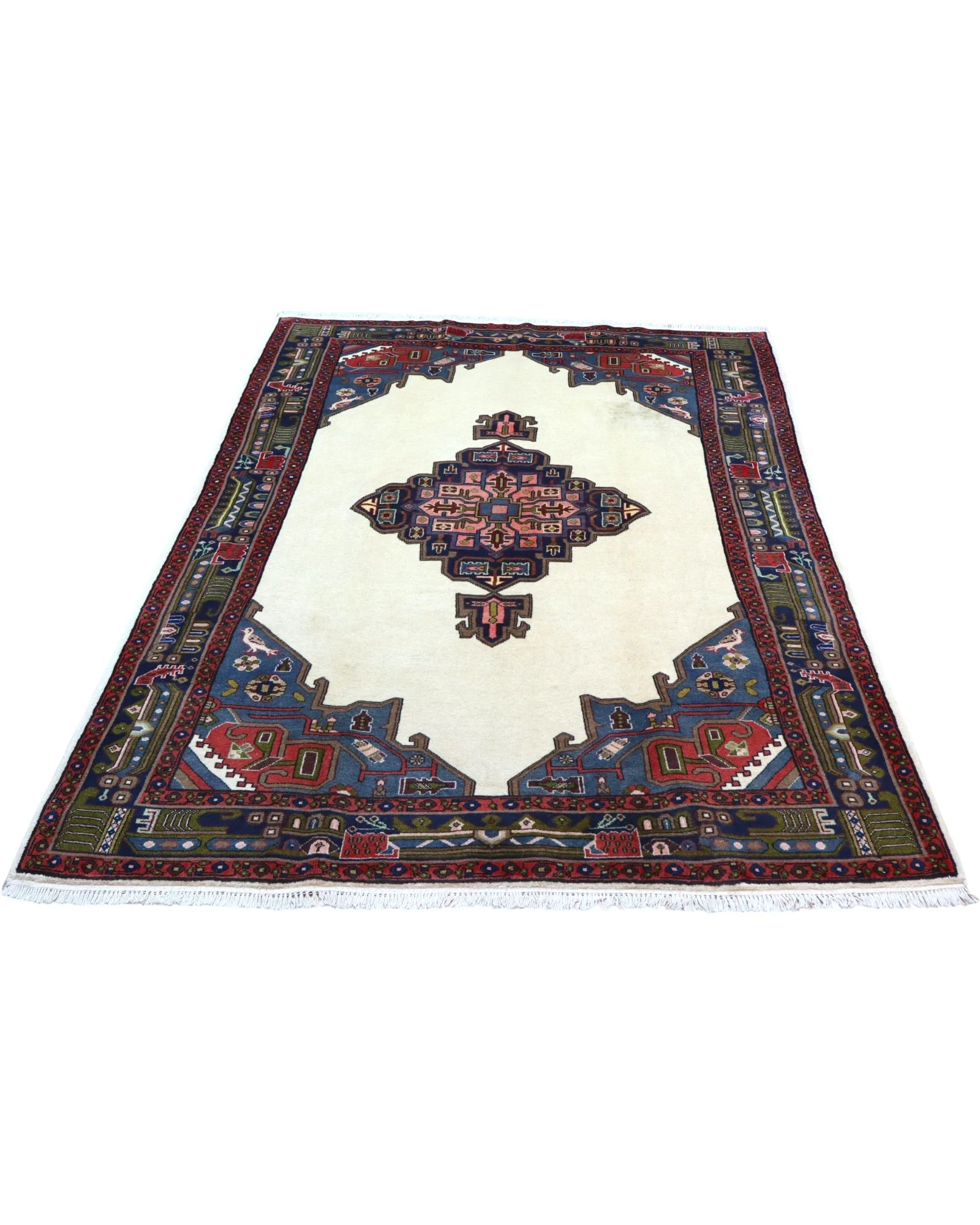 Afshar Perserteppich 240 × 160 cm aus Wolle, handgeknüpft