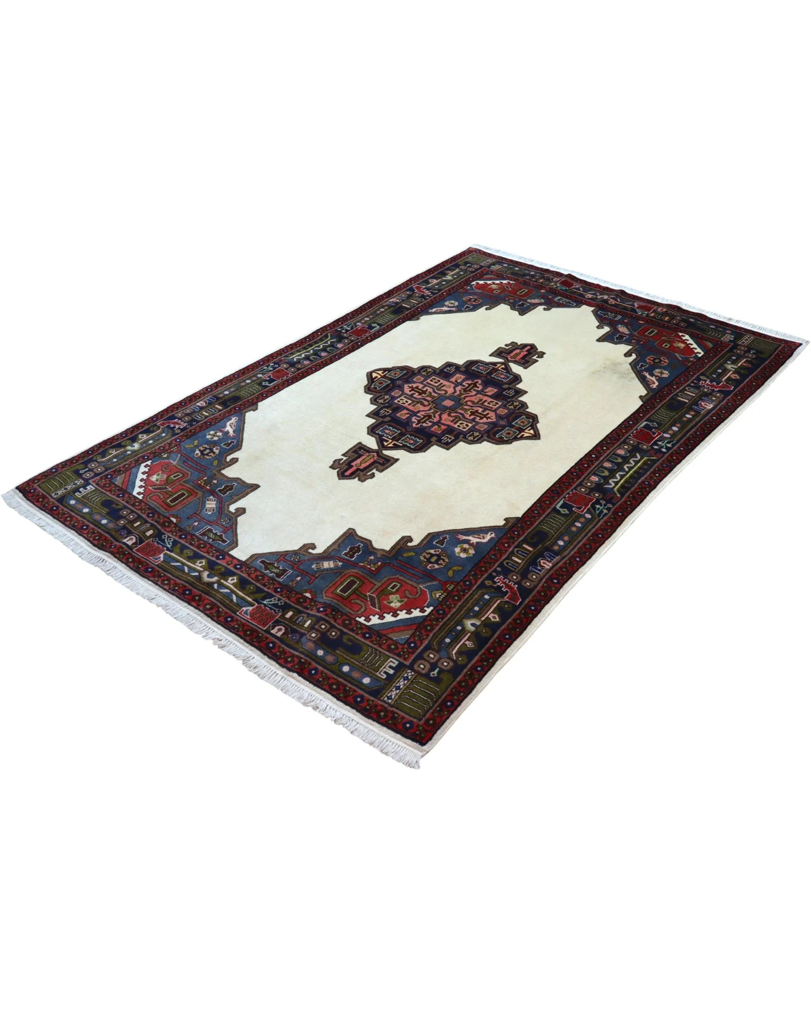 Afshar Perserteppich 240 × 160 cm aus Wolle, handgeknüpft