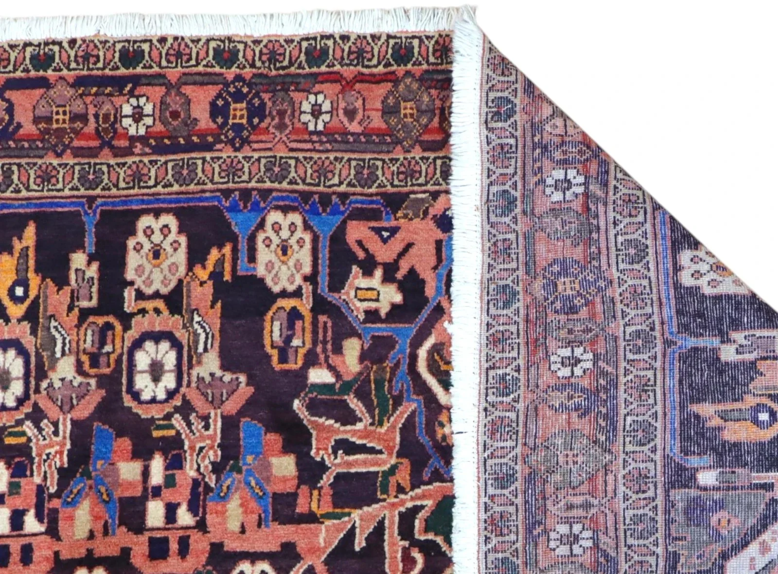 Handgeknüpfter Afshar Perserteppich, 225 × 167 cm, Wolle