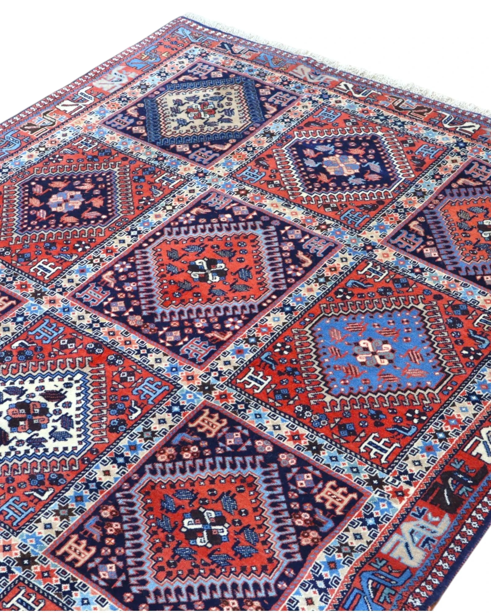 Perserteppich 253 × 160 cm aus Wolle, handgeknüpft