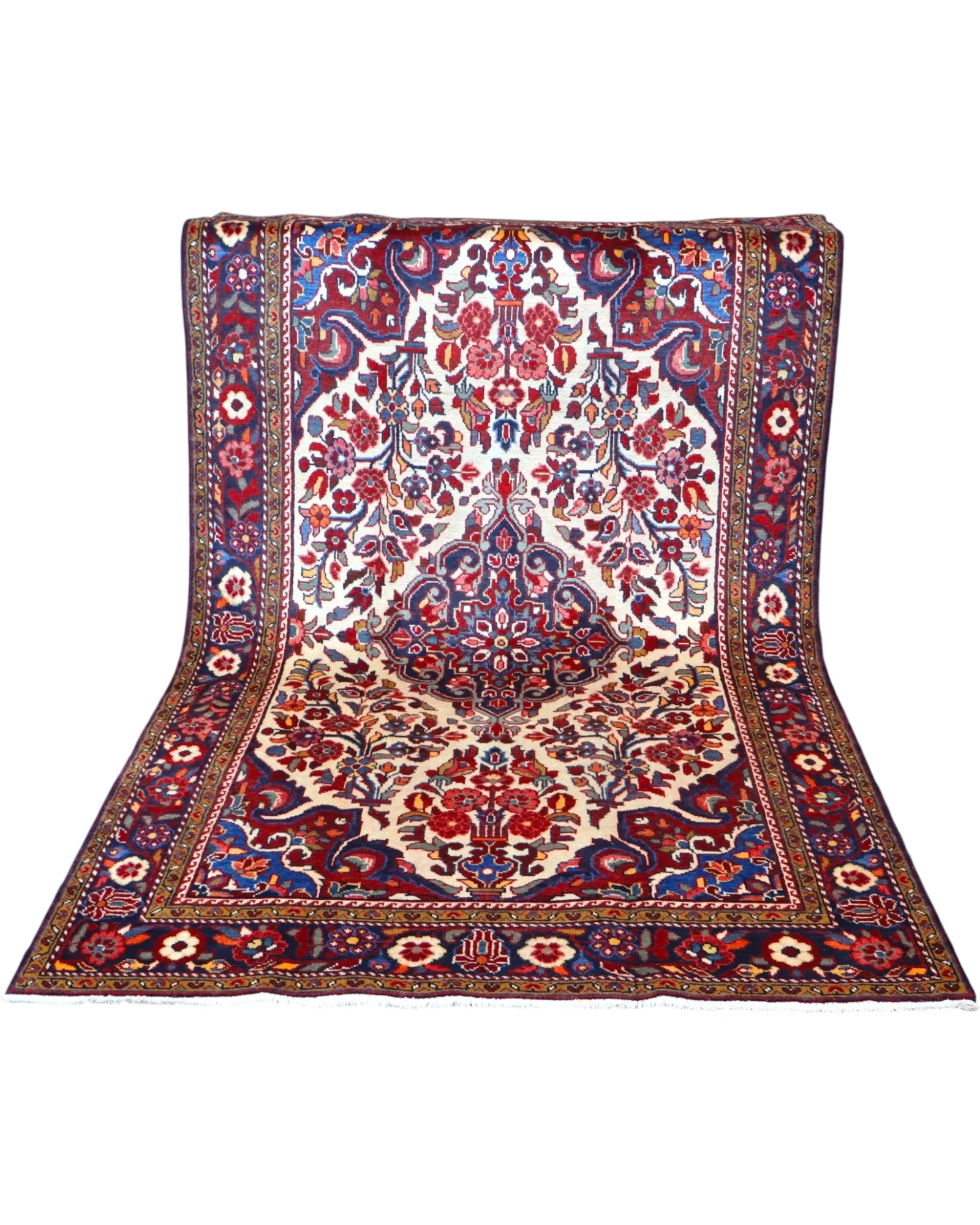 Handgeknüpfter Bakhtiari Perserteppich, 268 × 158 cm, Wolle