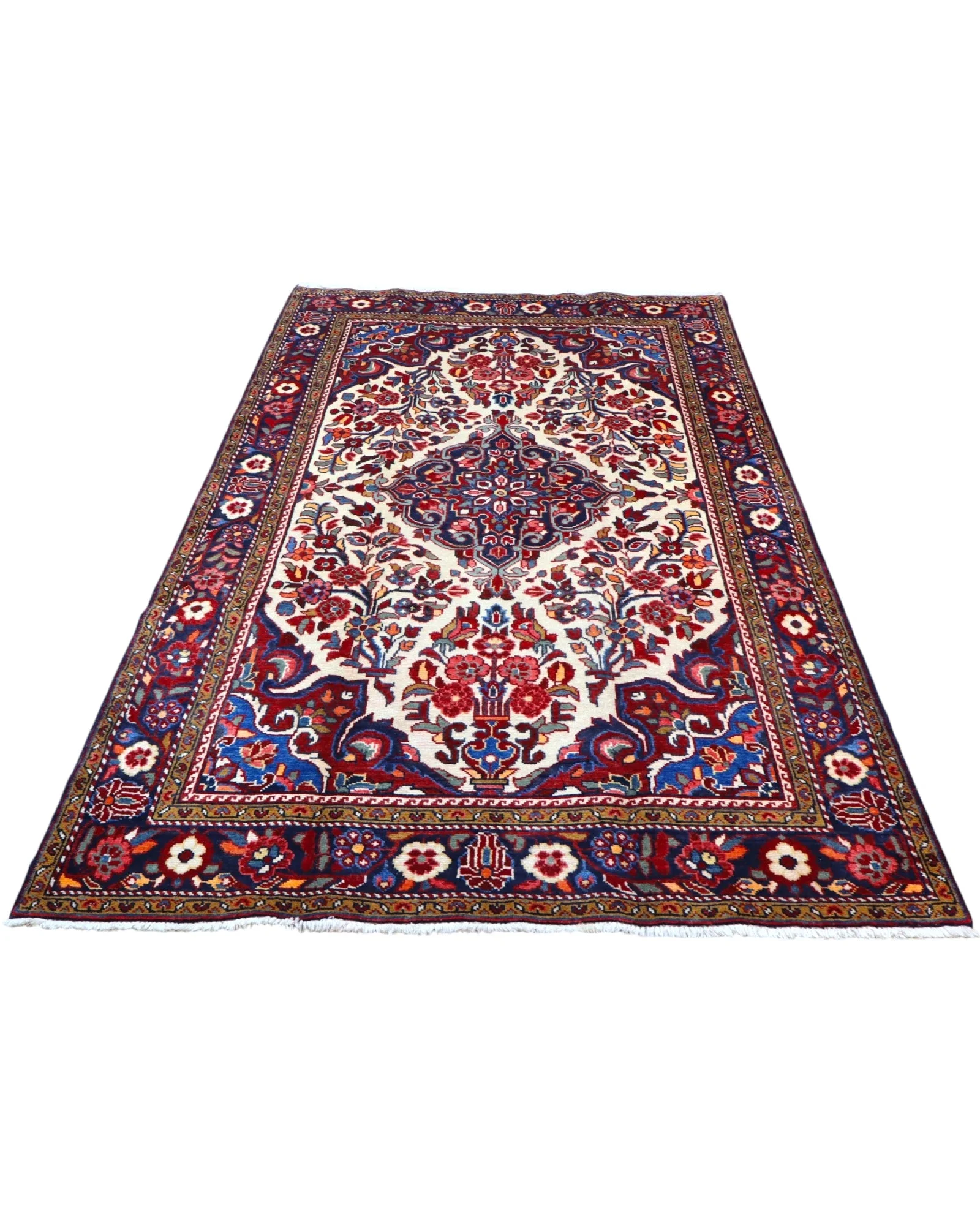 Handgeknüpfter Bakhtiari Perserteppich, 268 × 158 cm, Wolle