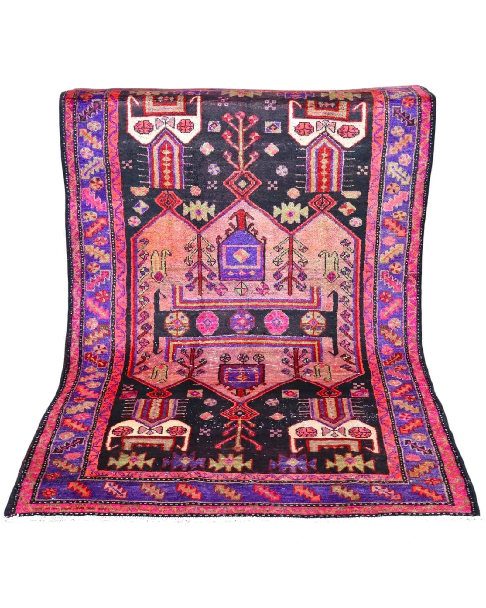 Handgeknüpfter Hamadan Perserteppich 236 × 145 cm