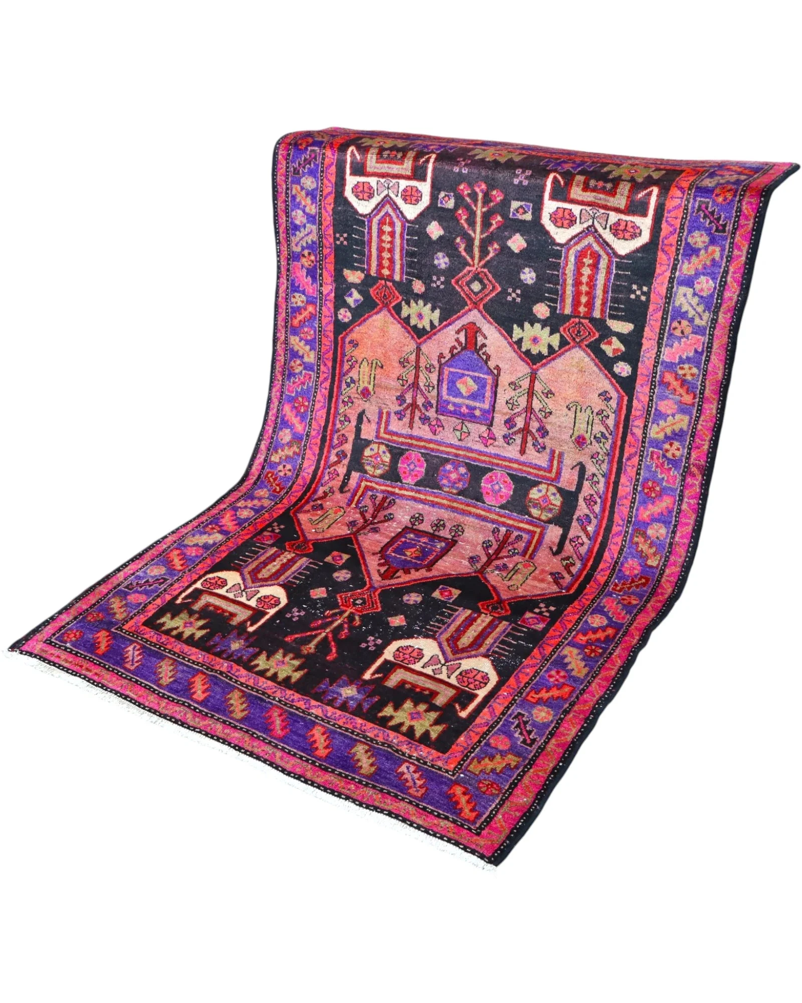 Handgeknüpfter Hamadan Perserteppich 236 × 145 cm