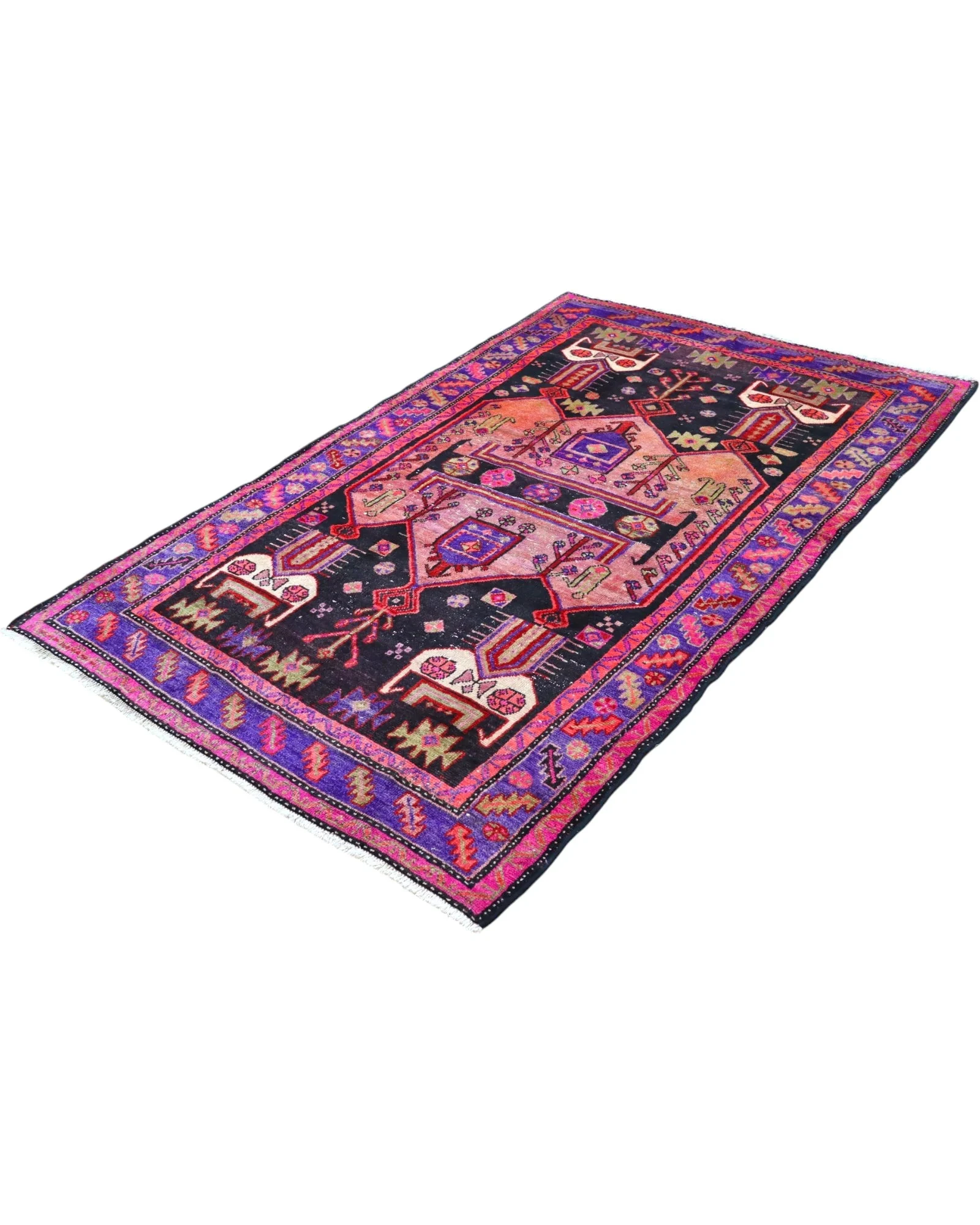 Handgeknüpfter Hamadan Perserteppich 236 × 145 cm
