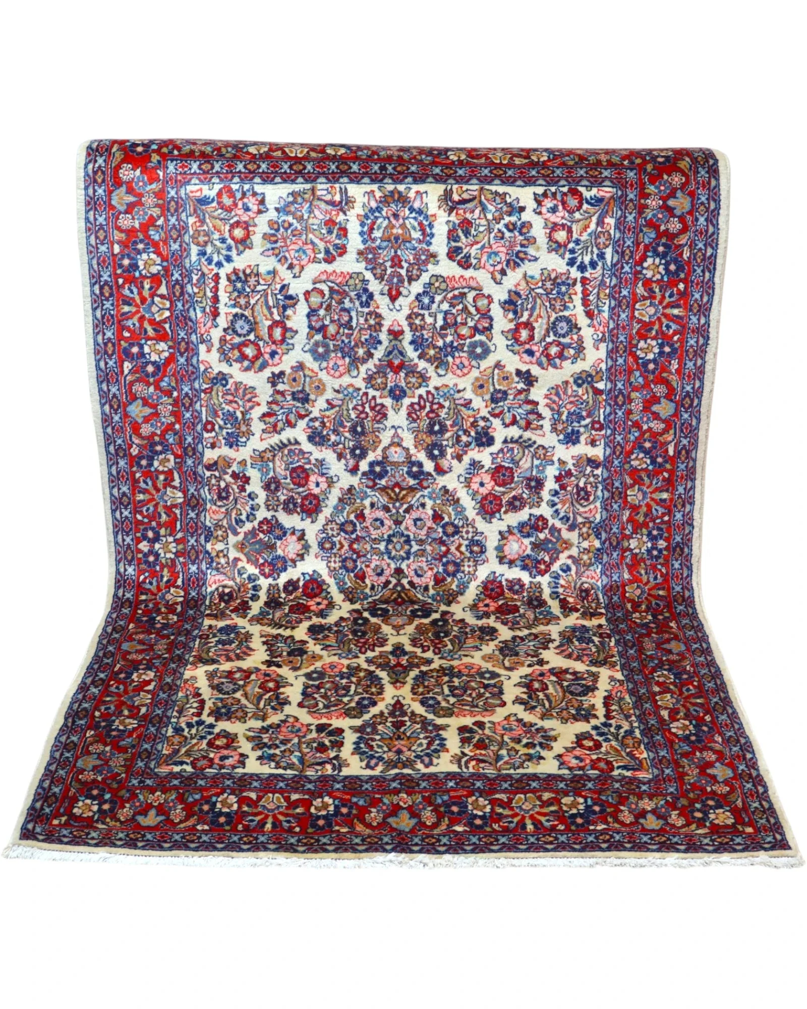 Handgeknüpfter Sarough Perserteppich, 215 × 138 cm, Wolle