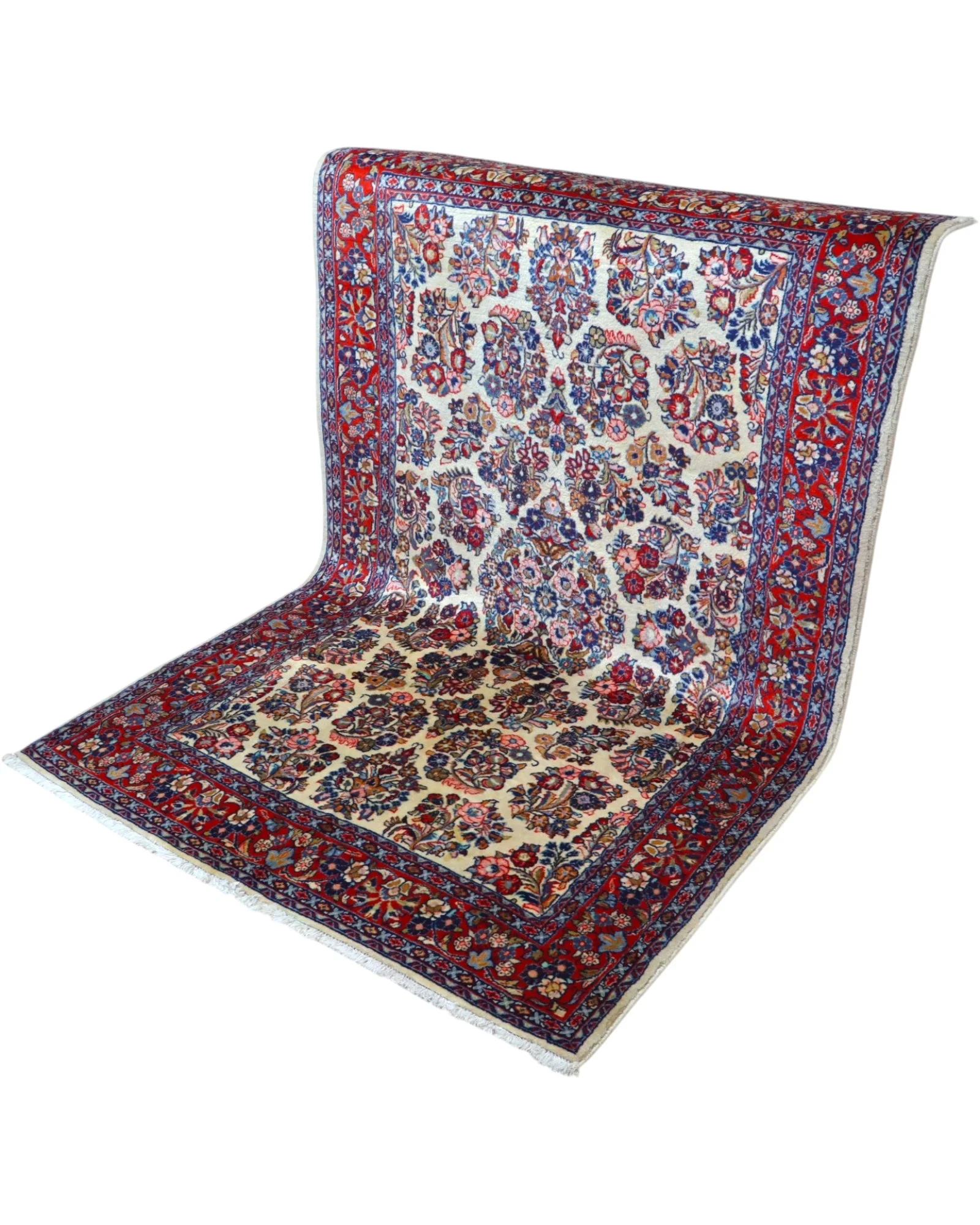 Handgeknüpfter Sarough Perserteppich, 215 × 138 cm, Wolle