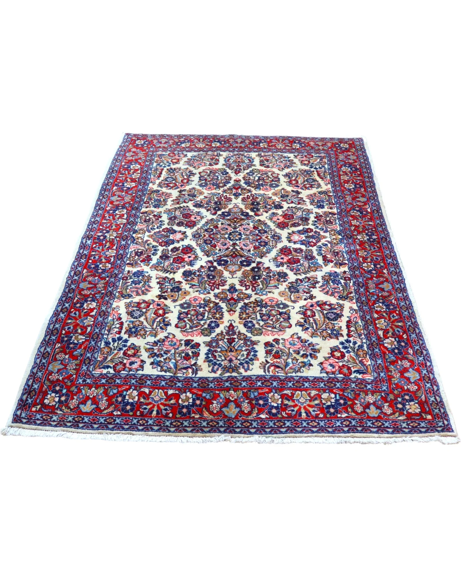 Handgeknüpfter Sarough Perserteppich, 215 × 138 cm, Wolle