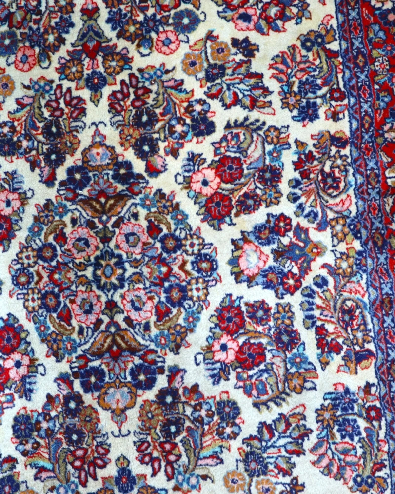 Handgeknüpfter Sarough Perserteppich, 215 × 138 cm, Wolle