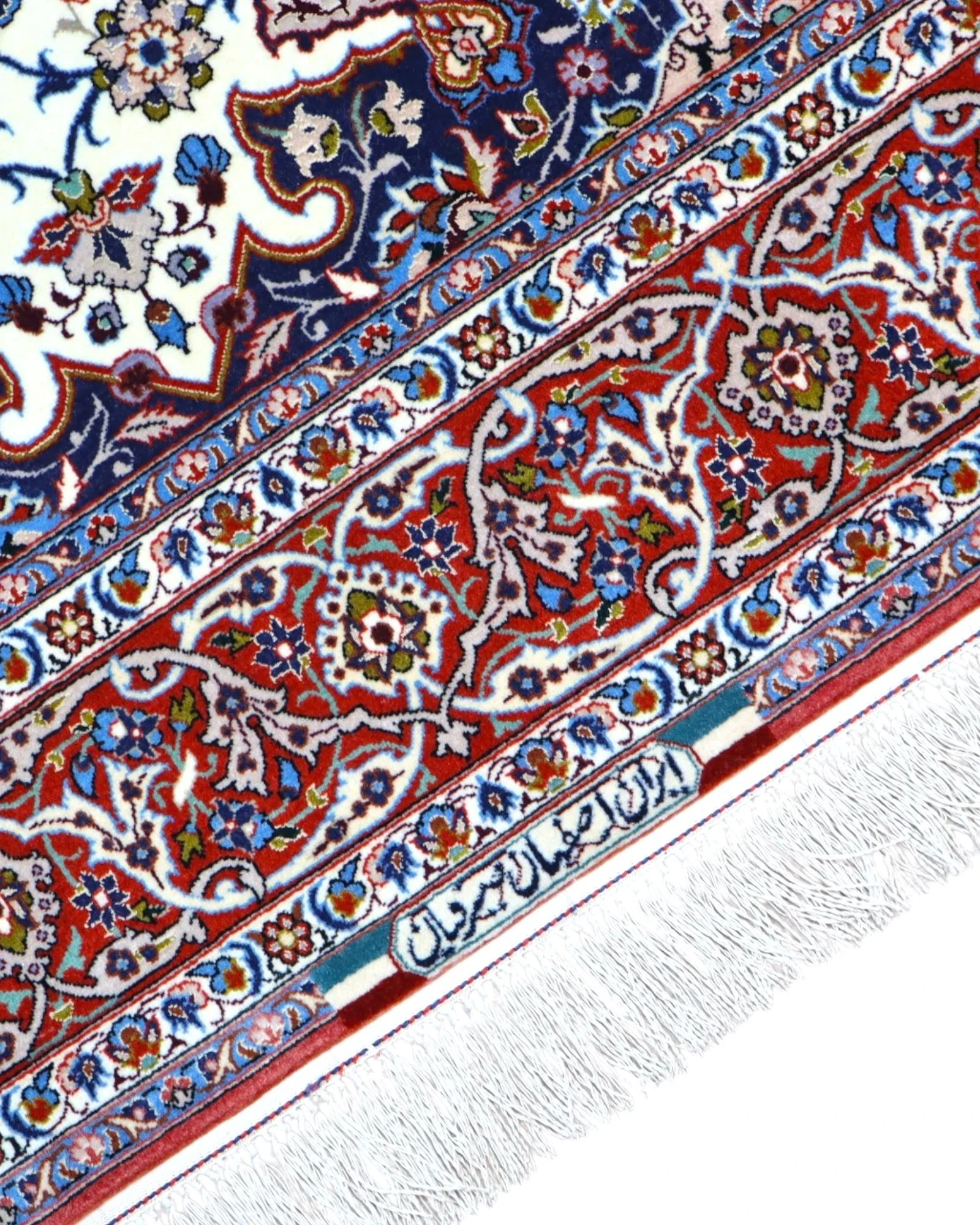 Handgeknüpfter Isfahan Perserteppich 238 × 154 cm
