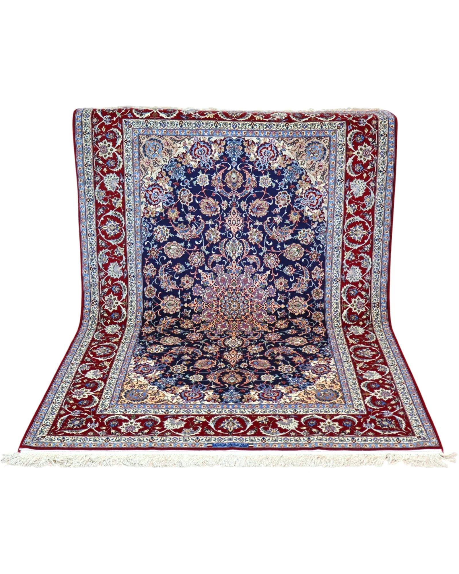 Handgeknüpfter Isfahan Perserteppich 230 × 158 cm