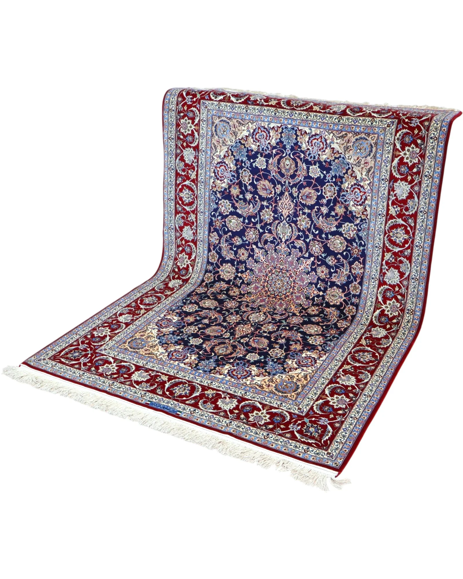 Handgeknüpfter Isfahan Perserteppich 230 × 158 cm