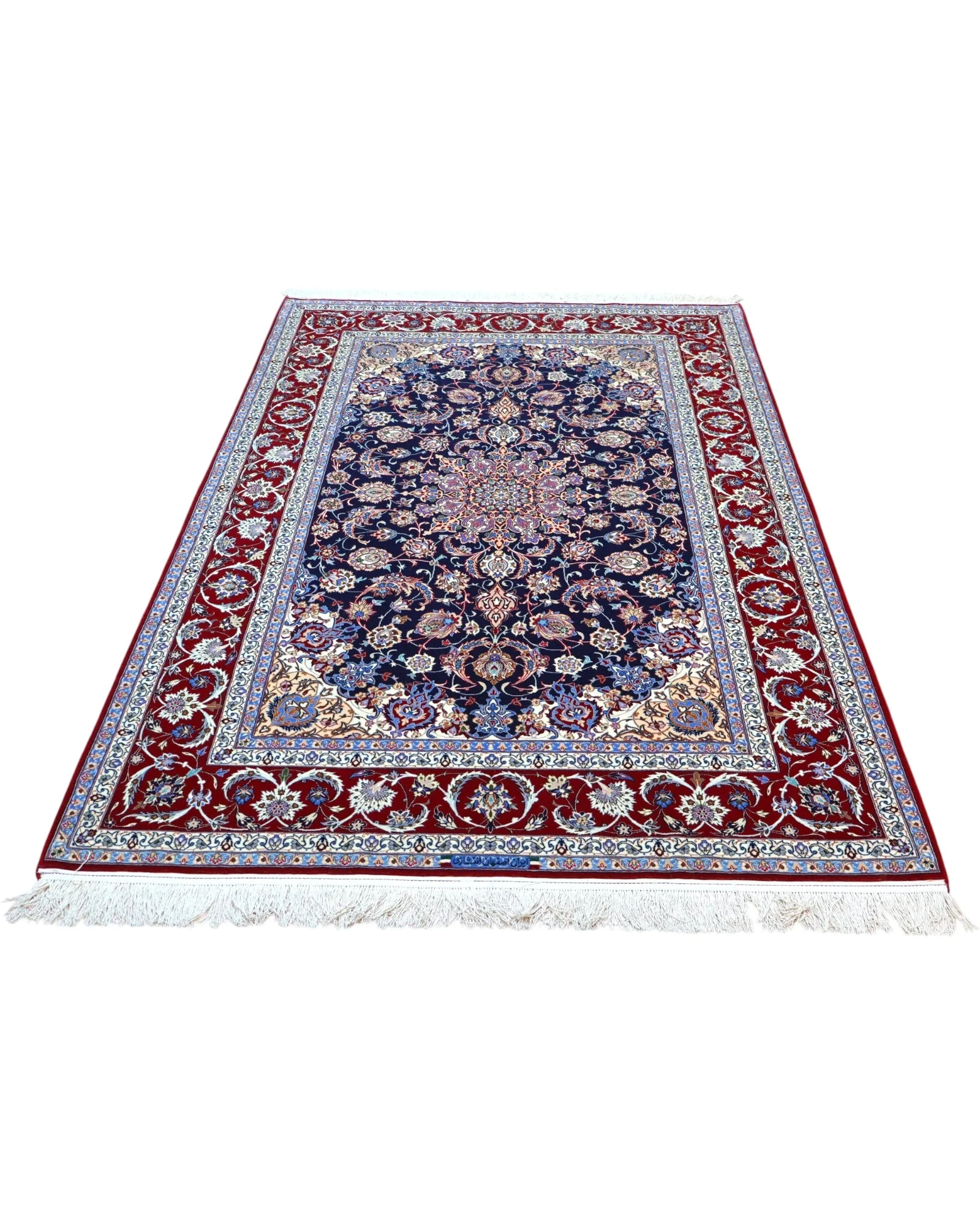 Handgeknüpfter Isfahan Perserteppich 230 × 158 cm