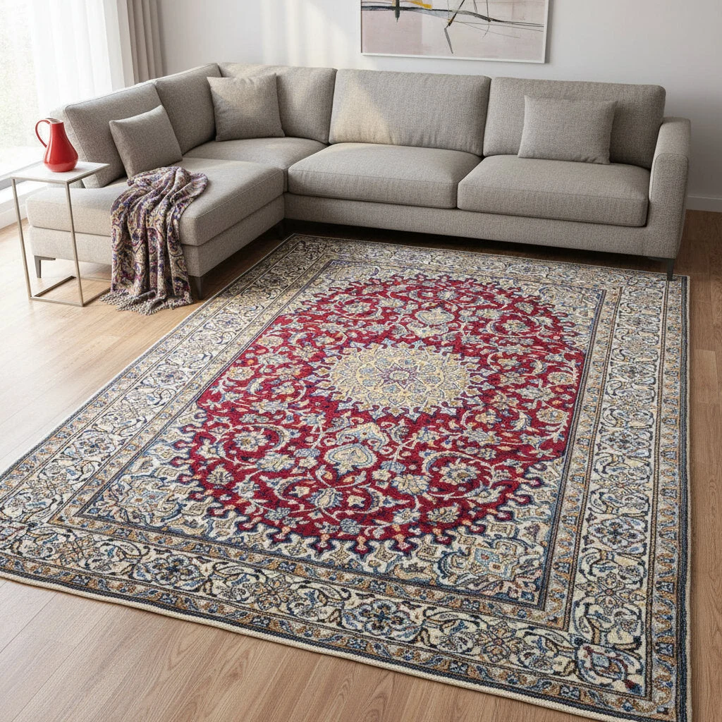 Handgeknüpfter Nain Perserteppich 302 × 201 cm