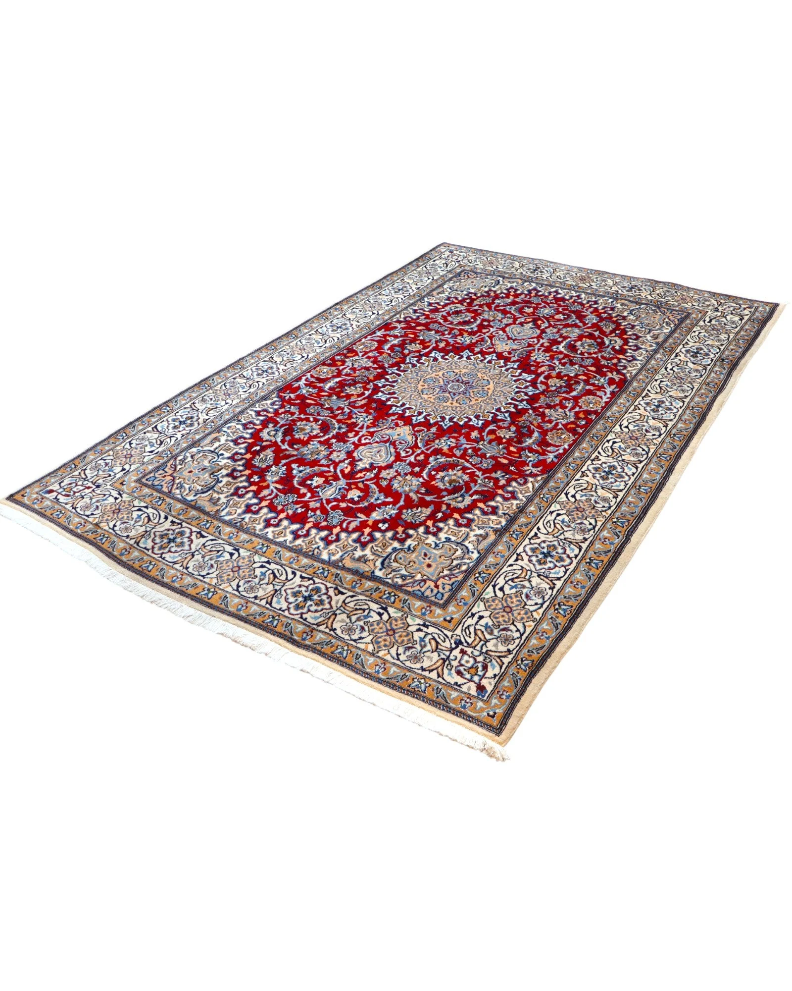 Handgeknüpfter Nain Perserteppich 302 × 201 cm