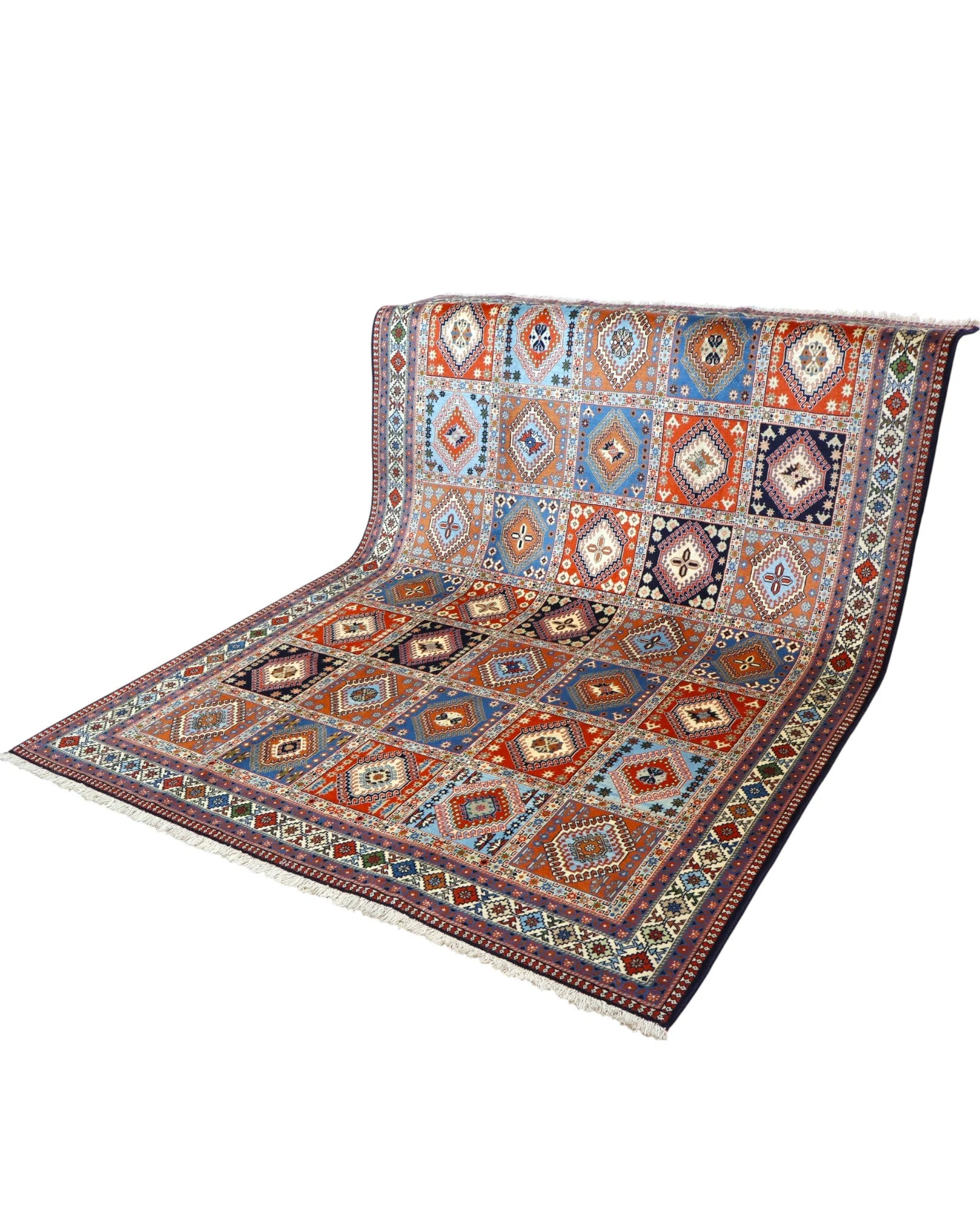 Perserteppich 290 × 204 cm aus Wolle, handgeknüpft