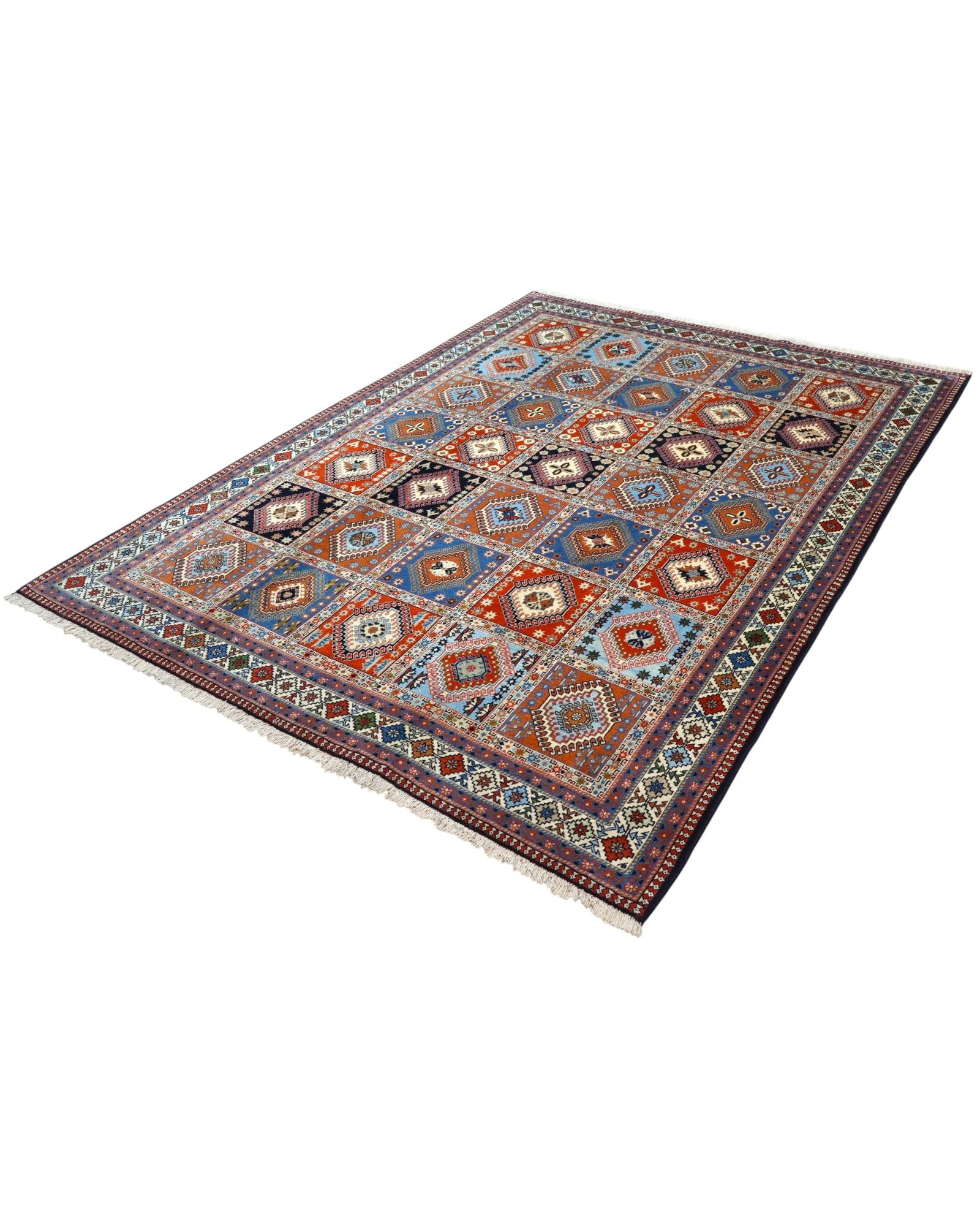 Perserteppich 290 × 204 cm aus Wolle, handgeknüpft