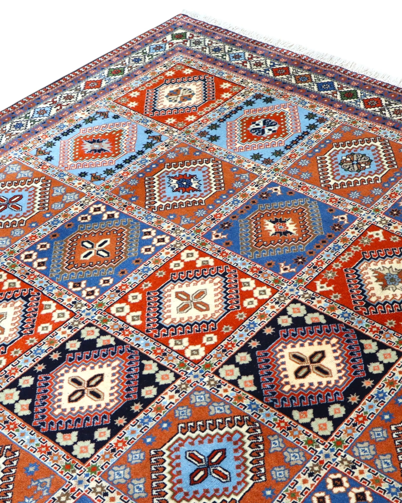 Perserteppich 290 × 204 cm aus Wolle, handgeknüpft